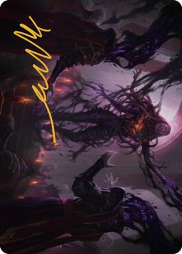 Braids Arisen Nightmare Art Card 23 81 Gold Stamped Signature 23 (Art Series: Dominaria United)  | Good Games Modbury