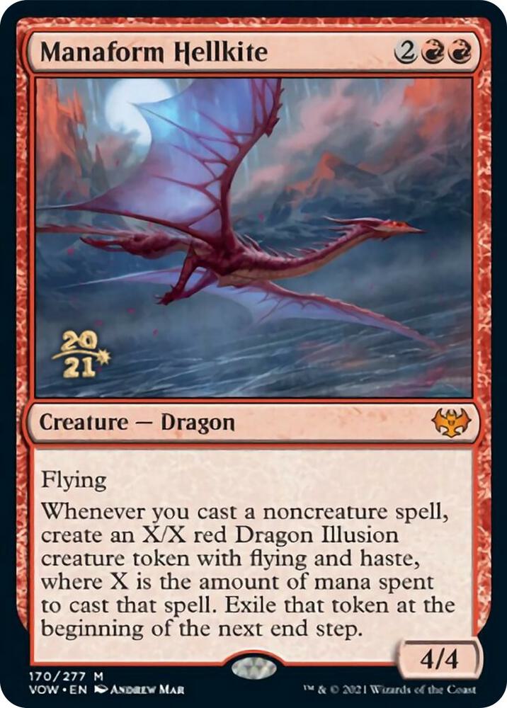 Manaform Hellkite 170 (Prerelease Cards)  - Foil | Good Games Modbury