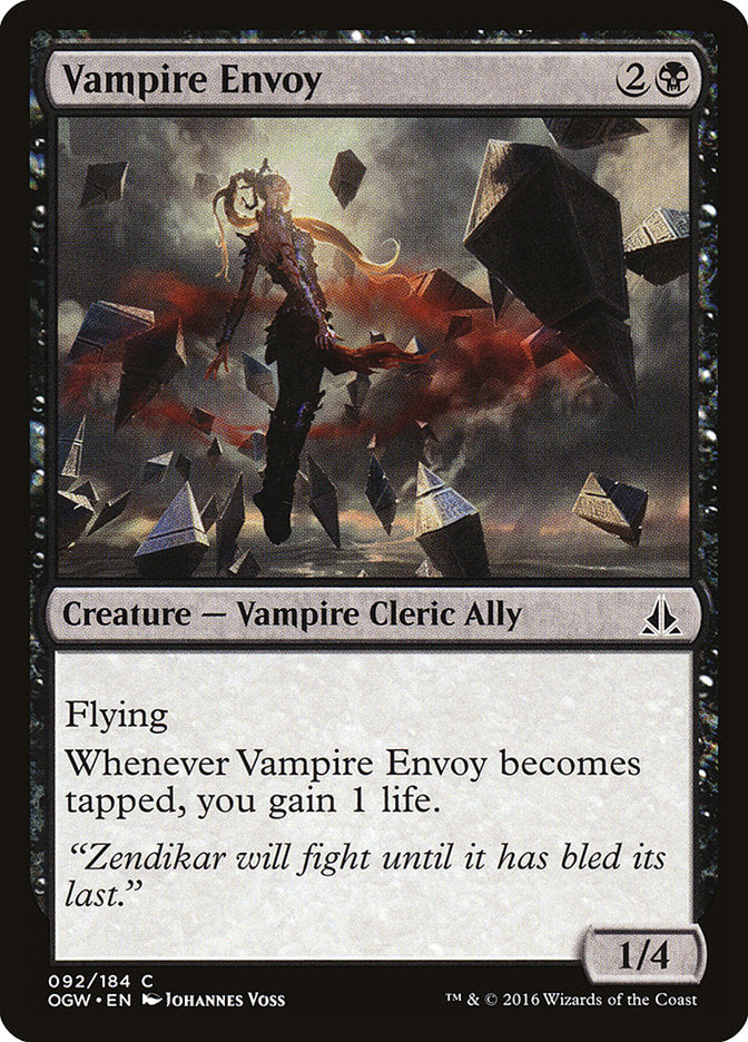 Vampire Envoy 92/184 (Oath of the Gatewatch)  - Foil | Good Games Modbury