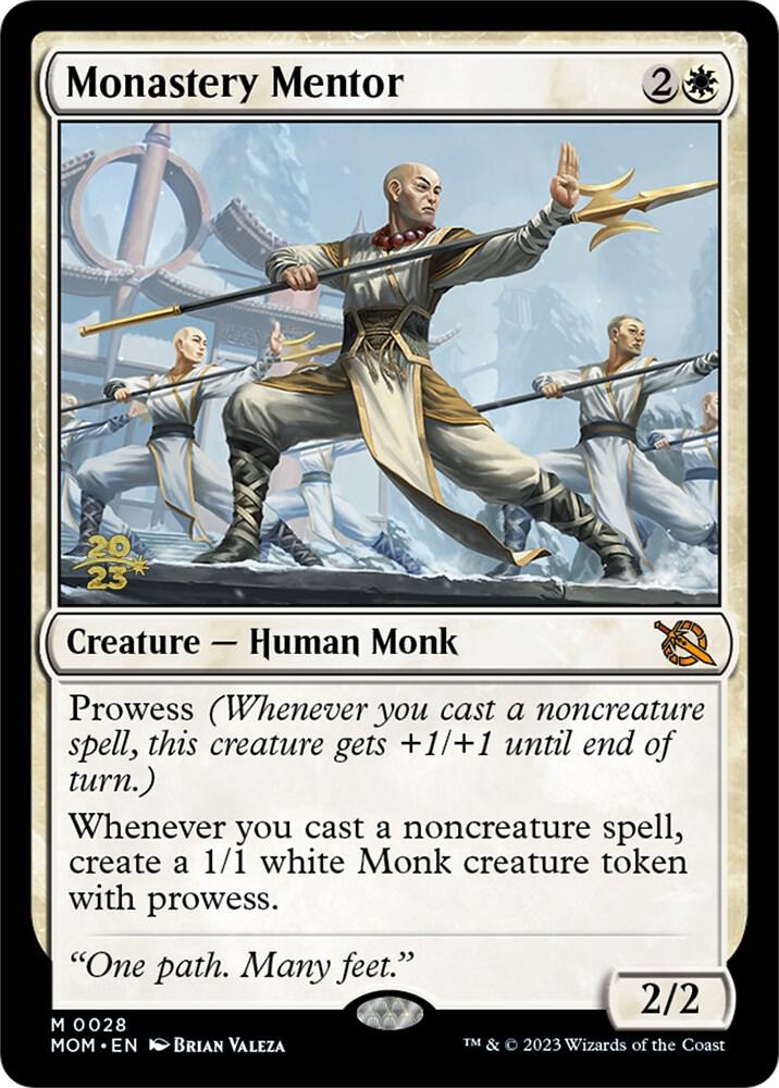 Monastery Mentor 28s/162 (Prerelease Cards)  - Foil | Good Games Modbury
