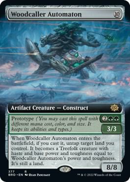 Woodcaller Automaton Extended Art 377/287 (The Brothers' War)  | Good Games Modbury
