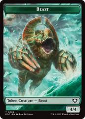 Beast (0006) // Elemental (0007) Double-Sided Token [Edge of Eternities Tokens] | Good Games Modbury