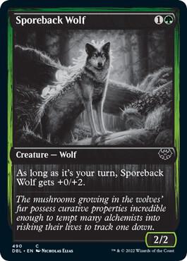 Sporeback Wolf 490/534 (Innistrad: Double Feature)  - Foil | Good Games Modbury