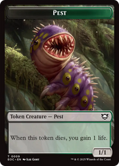 Beast (0006) // Pest Double-Sided Token [Edge of Eternities Tokens] | Good Games Modbury