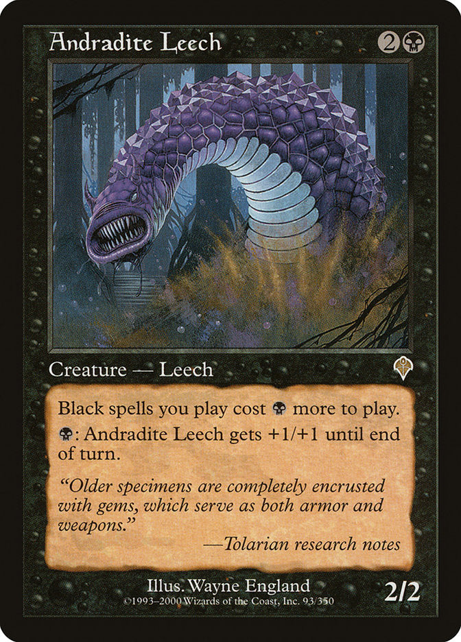 Andradite Leech 93/350 (Invasion)  - Foil | Good Games Modbury