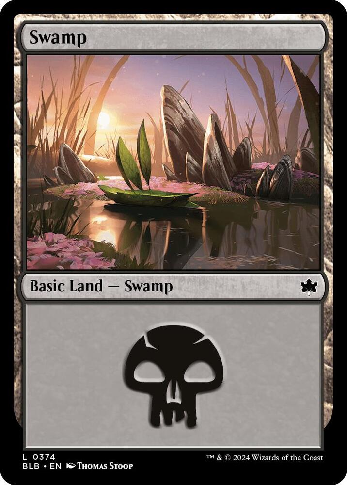 Swamp 374 (Bloomburrow)  | Good Games Modbury