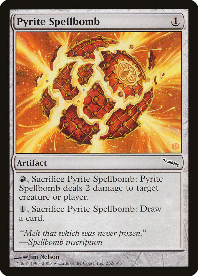 Pyrite Spellbomb [Mirrodin] | Good Games Modbury