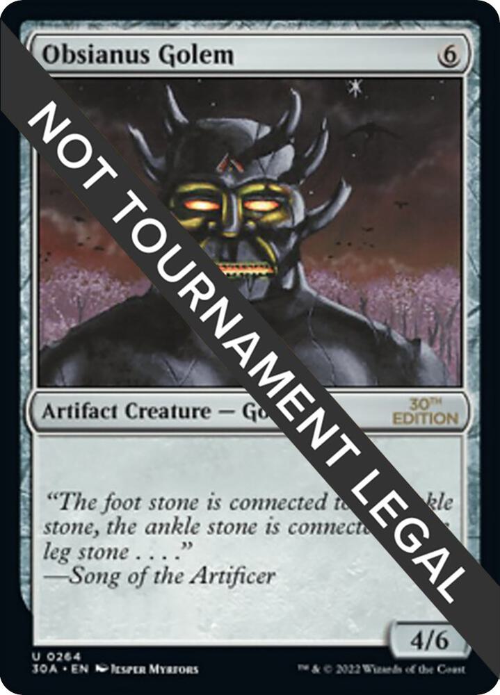 Obsianus Golem 264/594 (30th Anniversary Edition)  | Good Games Modbury