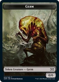 Germ // Human Soldier Double-Sided Token [Double Masters Tokens] | Good Games Modbury