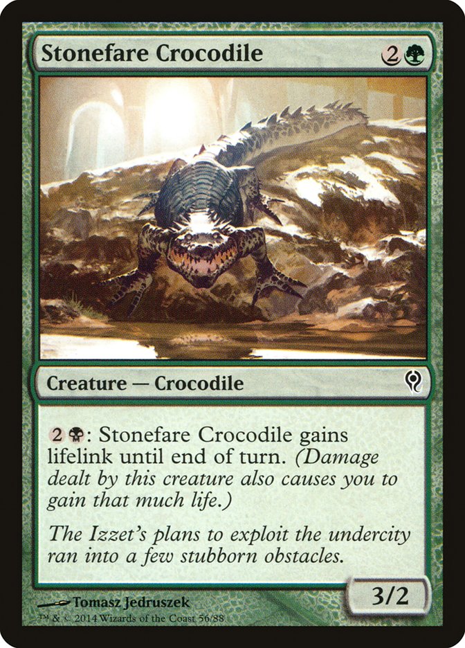 Stonefare Crocodile 56/88 (Duel Decks: Jace vs. Vraska)  | Good Games Modbury