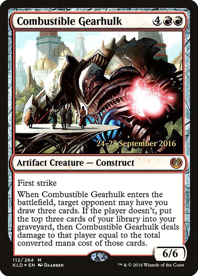 Combustible Gearhulk 112s/83 (Prerelease Cards)  - Foil | Good Games Modbury