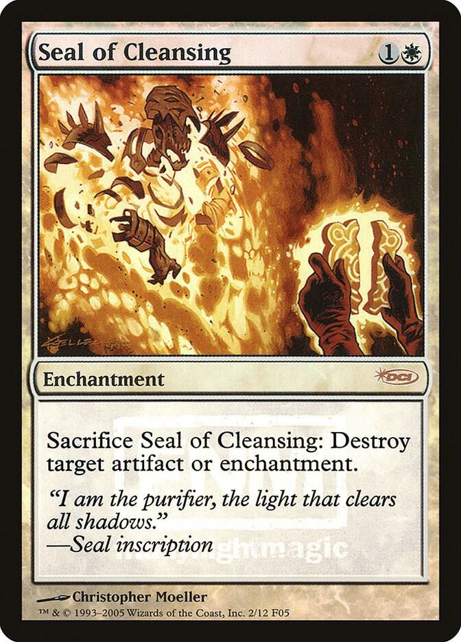 Seal of Cleansing 2/12 (FNM Promos)  - Foil | Good Games Modbury