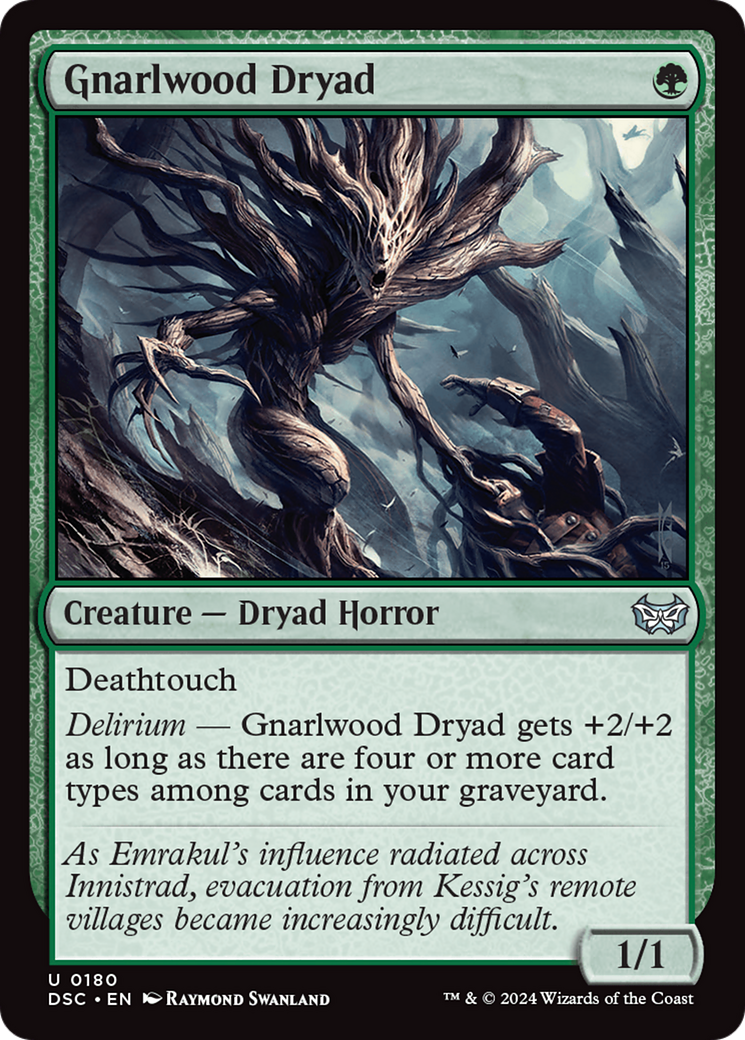 Gnarlwood Dryad [Duskmourn: House of Horror Commander] | Good Games Modbury