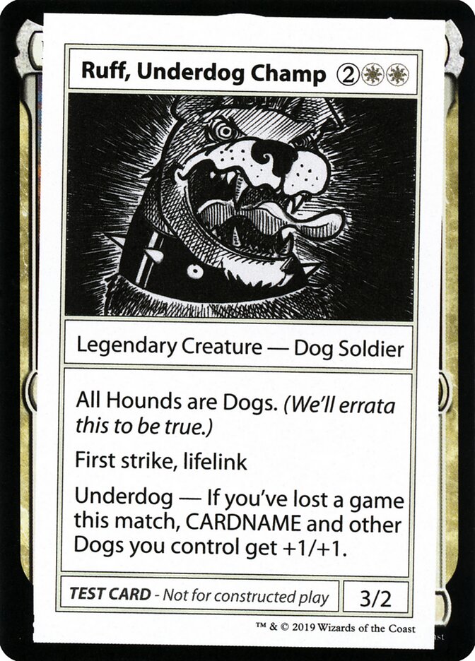 Ruff, Underdog Champ 10/121 (Mystery Booster: Convention Edition Exclusives)  | Good Games Modbury