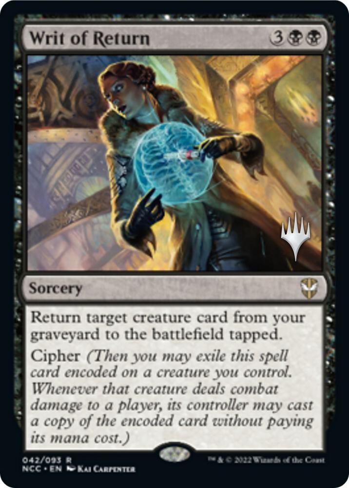 Writ of Return 42 (Promo Pack: Streets of New Capenna)  - Foil | Good Games Modbury