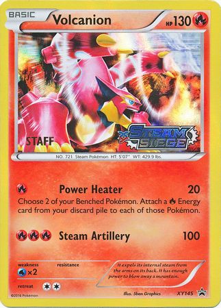 Volcanion (XY145) (Staff) [XY: Black Star Promos] | Good Games Modbury