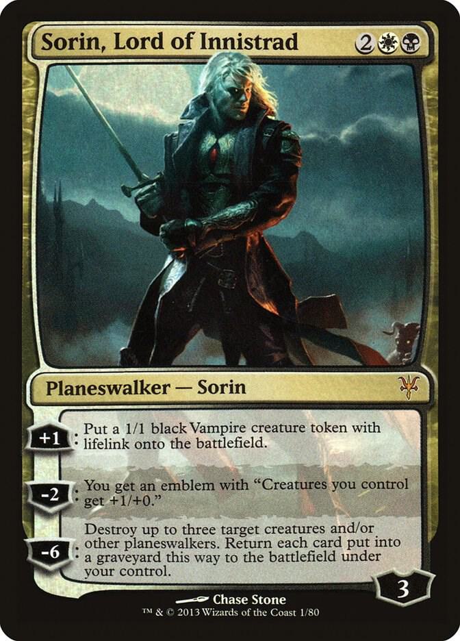 Sorin, Lord of Innistrad 1/80 (Duel Decks: Sorin vs. Tibalt)  - Foil | Good Games Modbury
