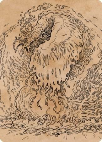 Nemesis Phoenix Art Card 56 (Art Series: Commander Legends: Battle for Baldur's Gate)  | Good Games Modbury