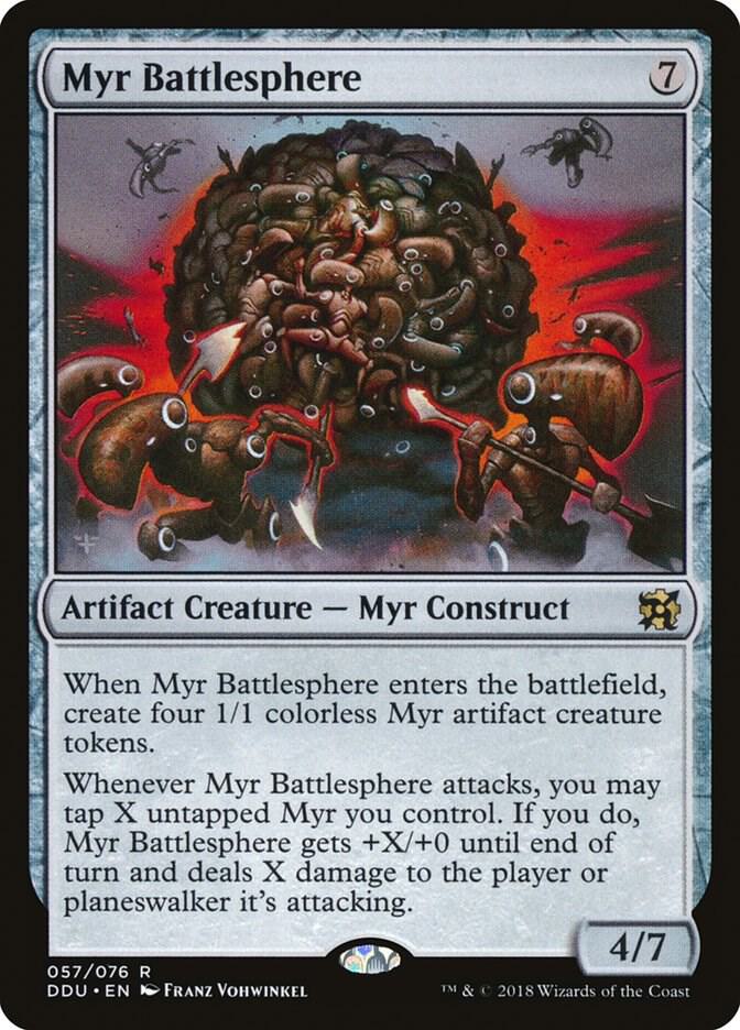Myr Battlesphere 57/76 (Duel Decks: Elves vs. Inventors)  | Good Games Modbury