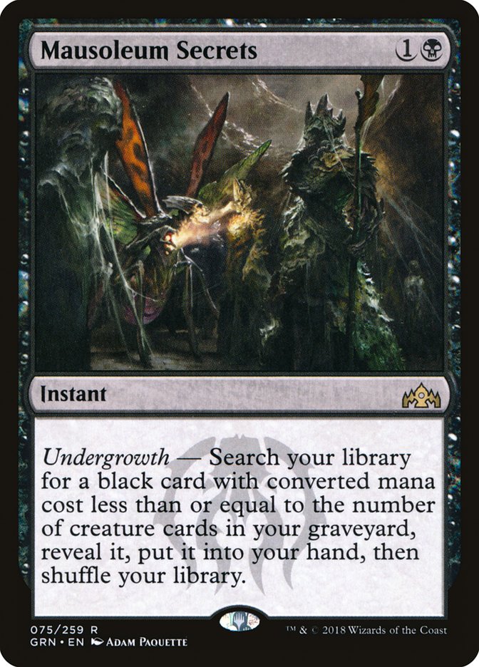 Mausoleum Secrets 75/259 (Guilds of Ravnica)  | Good Games Modbury