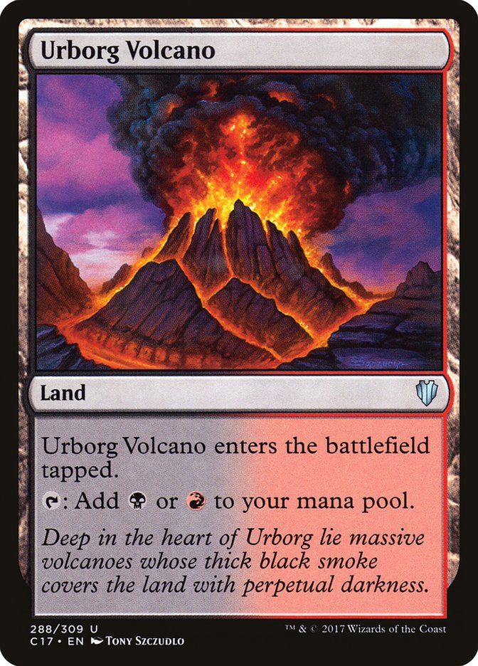 Urborg Volcano 288/309 (Commander 2017)  | Good Games Modbury