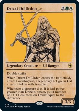 Drizzt DoUrden Showcase 338/281 (Adventures in the Forgotten Realms)  - Foil | Good Games Modbury
