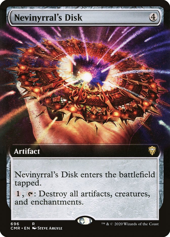 Nevinyrral's Disk (Extended Art) [Commander Legends] | Good Games Modbury