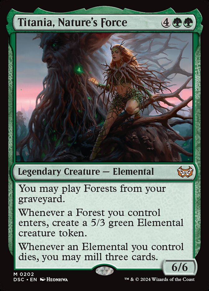 Titania, Nature's Force 202/40 (Commander: Duskmourn: House of Horror)  | Good Games Modbury
