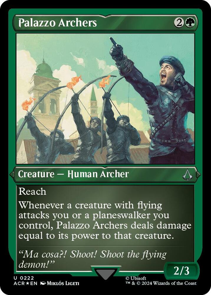 Palazzo Archers 222 (Universes Beyond: Assassin's Creed)  - Etched Foil | Good Games Modbury