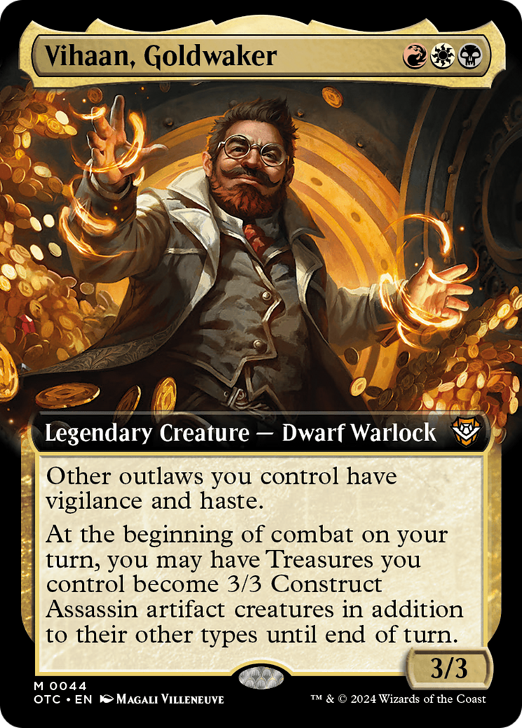 Vihaan, Goldwaker (Extended Art) [Outlaws of Thunder Junction Commander] | Good Games Modbury