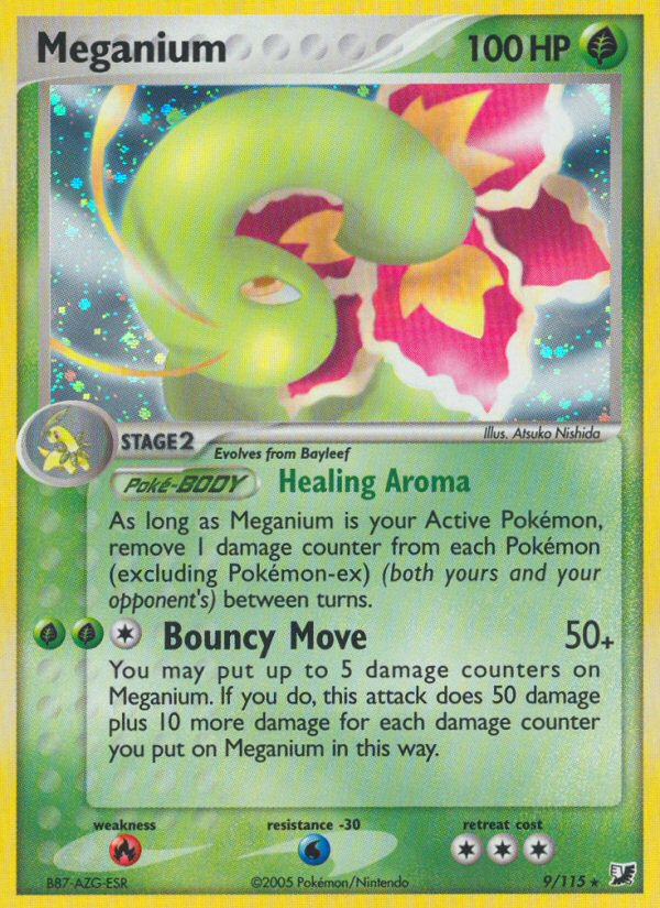 Meganium (9/115) [EX: Unseen Forces] | Good Games Modbury