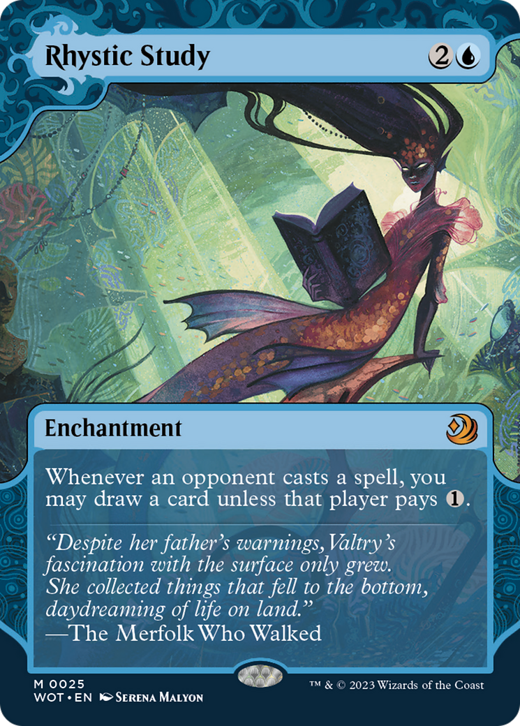 Rhystic Study [Wilds of Eldraine: Enchanting Tales] | Good Games Modbury