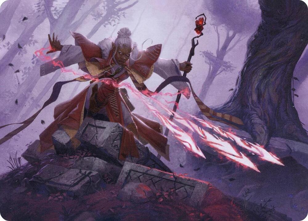 Magic Missile Art Card 48 (Art Series: Adventures in the Forgotten Realms)  | Good Games Modbury