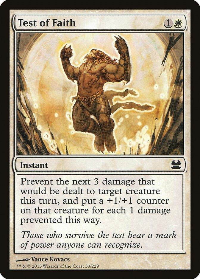 Test of Faith 33/229 (Modern Masters)  | Good Games Modbury
