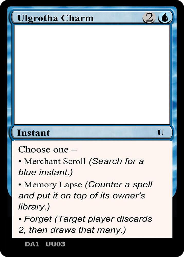 Ulgrotha Charm UU03b/477 (Un-Known Event Playtest Cards)  | Good Games Modbury