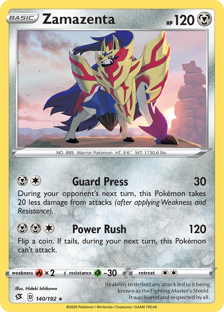 Zamazenta (140/192) [Sword & Shield: Rebel Clash] | Good Games Modbury