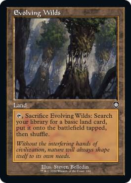Evolving Wilds Retro Frame 184/40 (Commander: The Brothers' War)  | Good Games Modbury