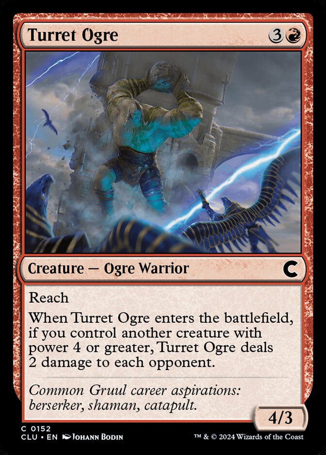 Turret Ogre 152/284 (Ravnica: Clue Edition)  | Good Games Modbury