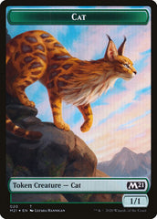 Beast // Cat (020) Double-Sided Token [Core Set 2021 Tokens] | Good Games Modbury
