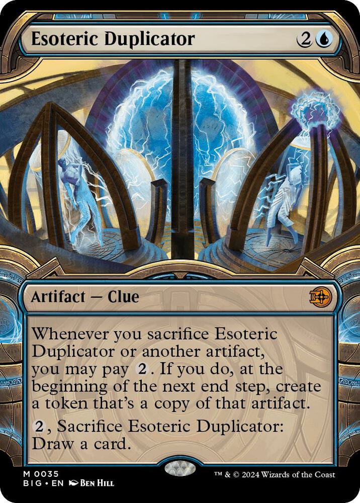 Esoteric Duplicator 35 (Outlaws of Thunder Junction: The Big Score)  - Showcase Foil | Good Games Modbury