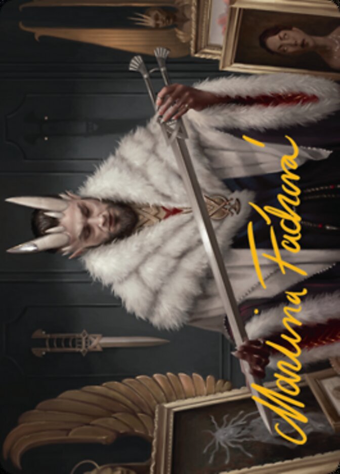 Lord Xander, the Collector Art Card (Gold-Stamped Signature) [Streets of New Capenna Art Series] | Good Games Modbury