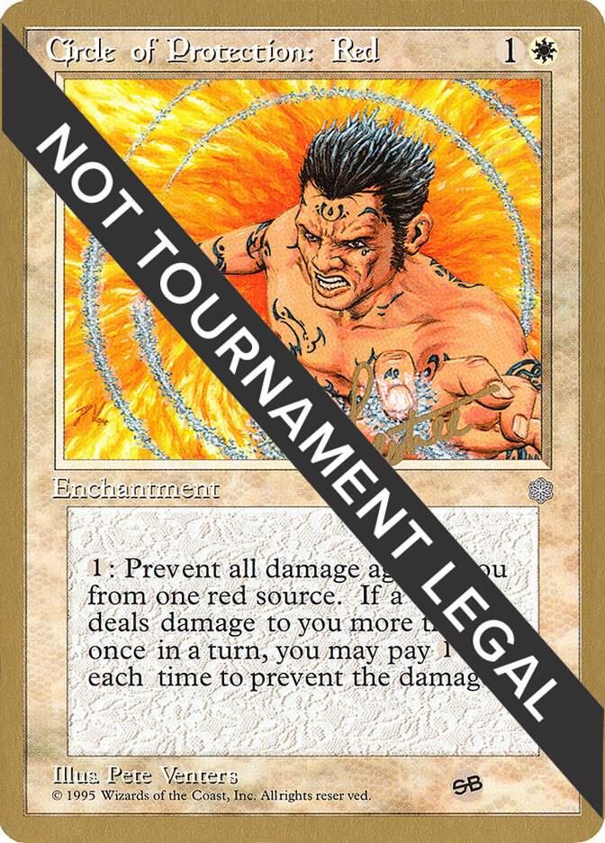 Circle of Protection Red 1996 Shawn Hammer Regnier ICE SB shr15sb/308 (World Championship Decks)  | Good Games Modbury