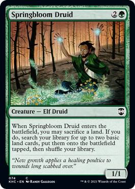 Springbloom Druid 74/1 (Commander: Kaldheim)  | Good Games Modbury