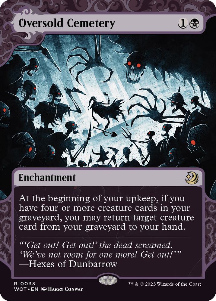 Oversold Cemetery 33/63 (Wilds of Eldraine: Enchanting Tales)  - Showcase | Good Games Modbury