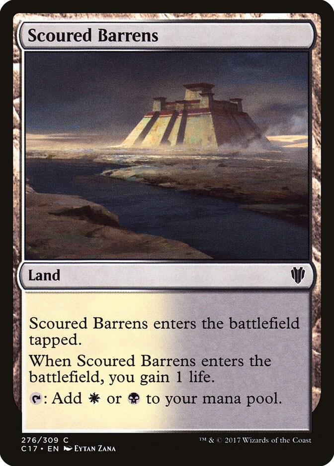 Scoured Barrens 276/309 (Commander 2017)  | Good Games Modbury