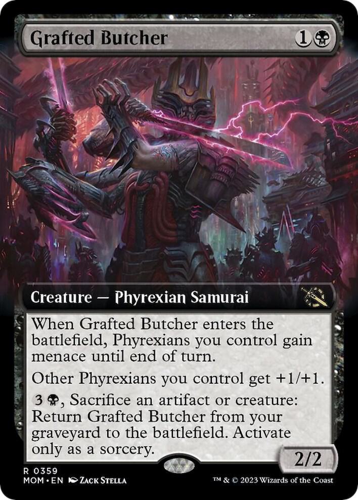Grafted Butcher 359/291 (March of the Machine)  - Extended Art Foil | Good Games Modbury