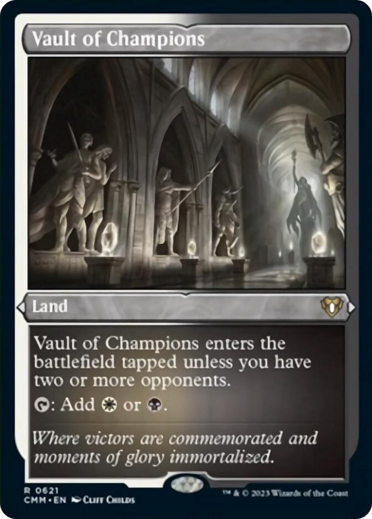 Vault of Champions (Foil Etched) [Commander Masters] | Good Games Modbury