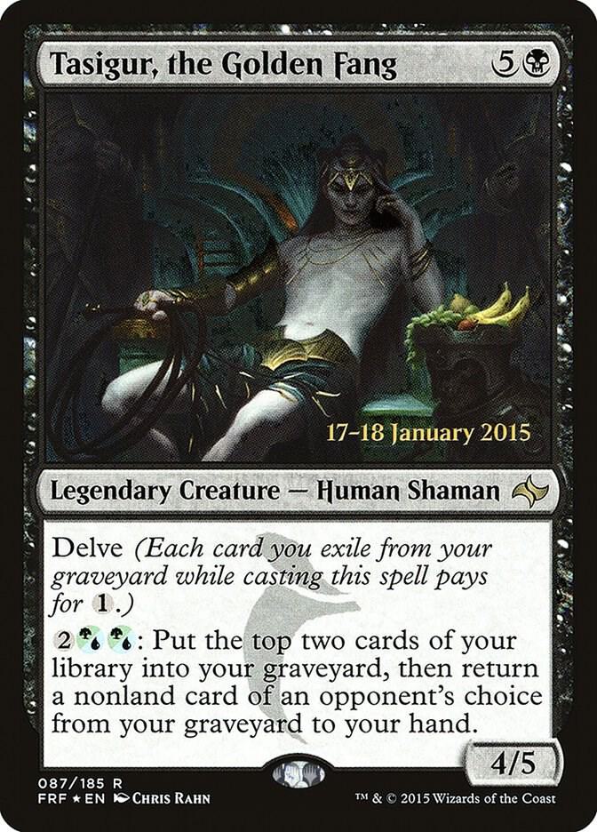 Tasigur the Golden Fang 87s/43 (Prerelease Cards)  - Foil | Good Games Modbury