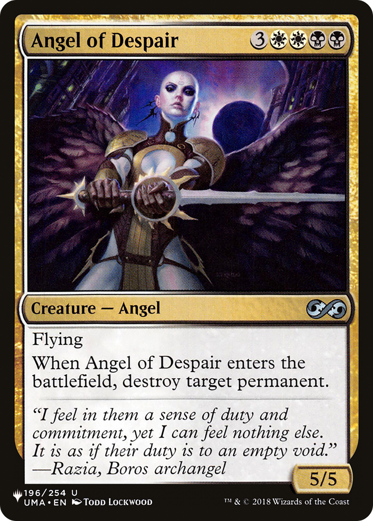 Angel of Despair [The List Reprints] | Good Games Modbury