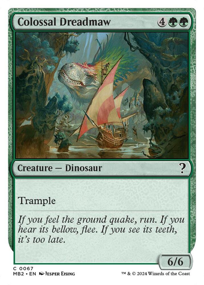 Colossal Dreadmaw 67/390 (Mystery Booster 2)  | Good Games Modbury